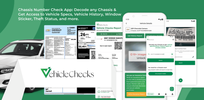 Key Features of the Chassis Number Check Application